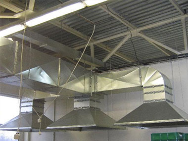 Расчет сечений воздуховодов, размеров зонтов для вентиляции